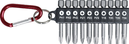 BITS CLIPS ASS A10 HIKOKI 1/4" 50MM