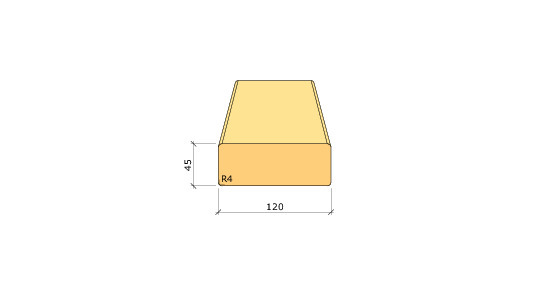 45X120 K-VIRKE C24 GRAN - 