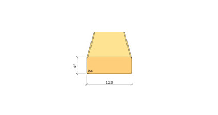 45X120 K-VIRKE C24 GRAN 3,0M