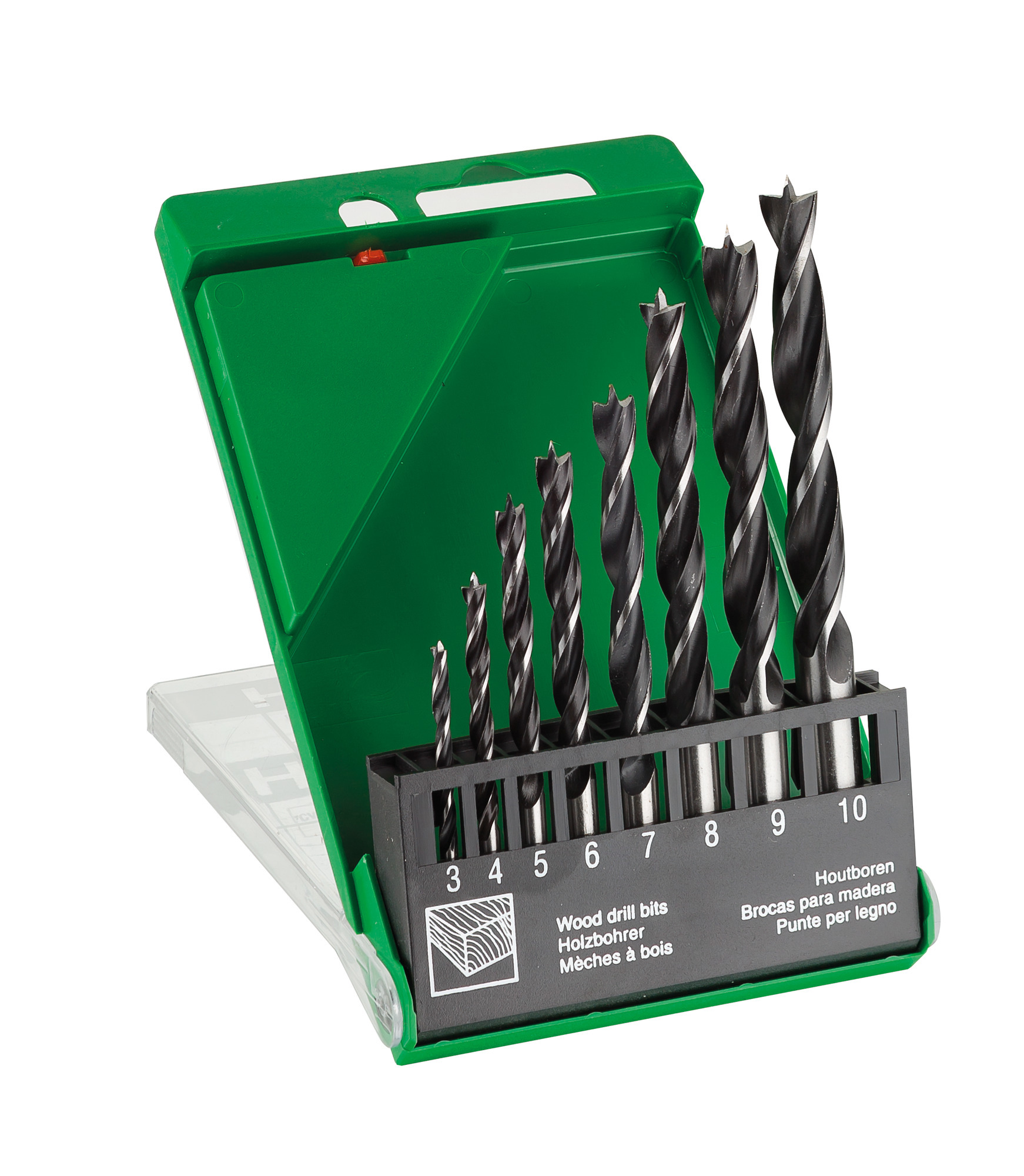 TRÄBORR CV-SPIRAL SET 8-DEL HIKOKI 3/4/5/6/7/8/9/10MM - HiKOKI Power Tools