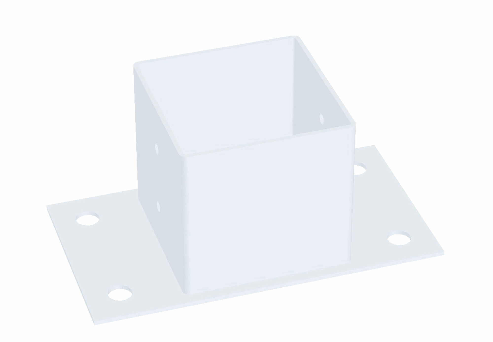 STOLPSKO VIT 96X96X70 MM - Jabo