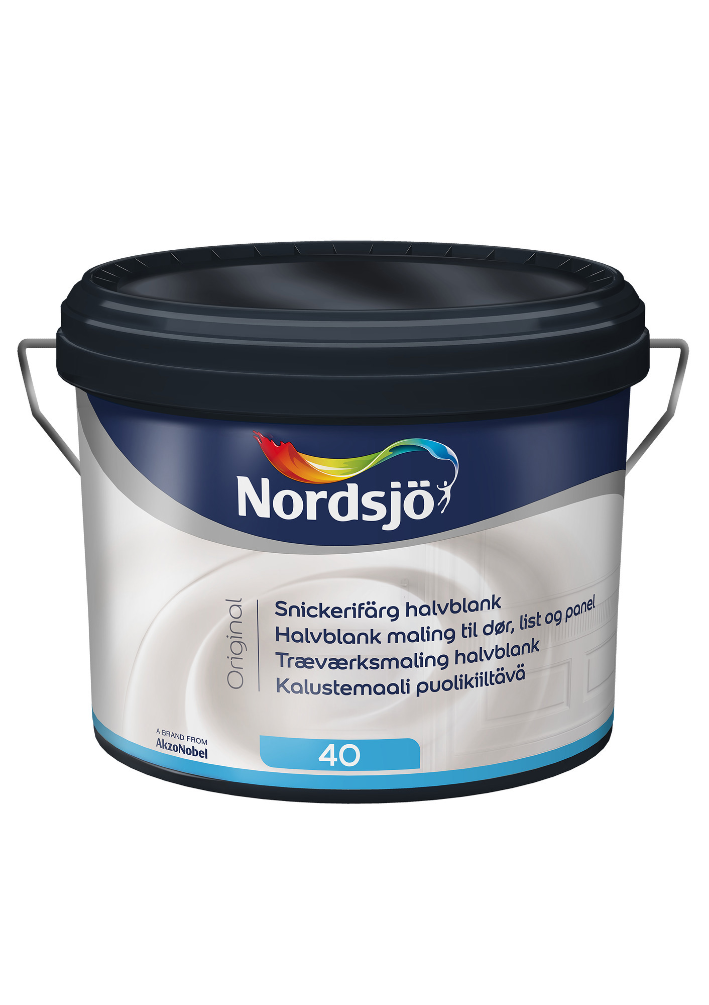 SNICKERIFÄRG ORIGINAL HALVBL. S0500-N NORDSJÖ INOMHUS 2,5L - Nordsjö