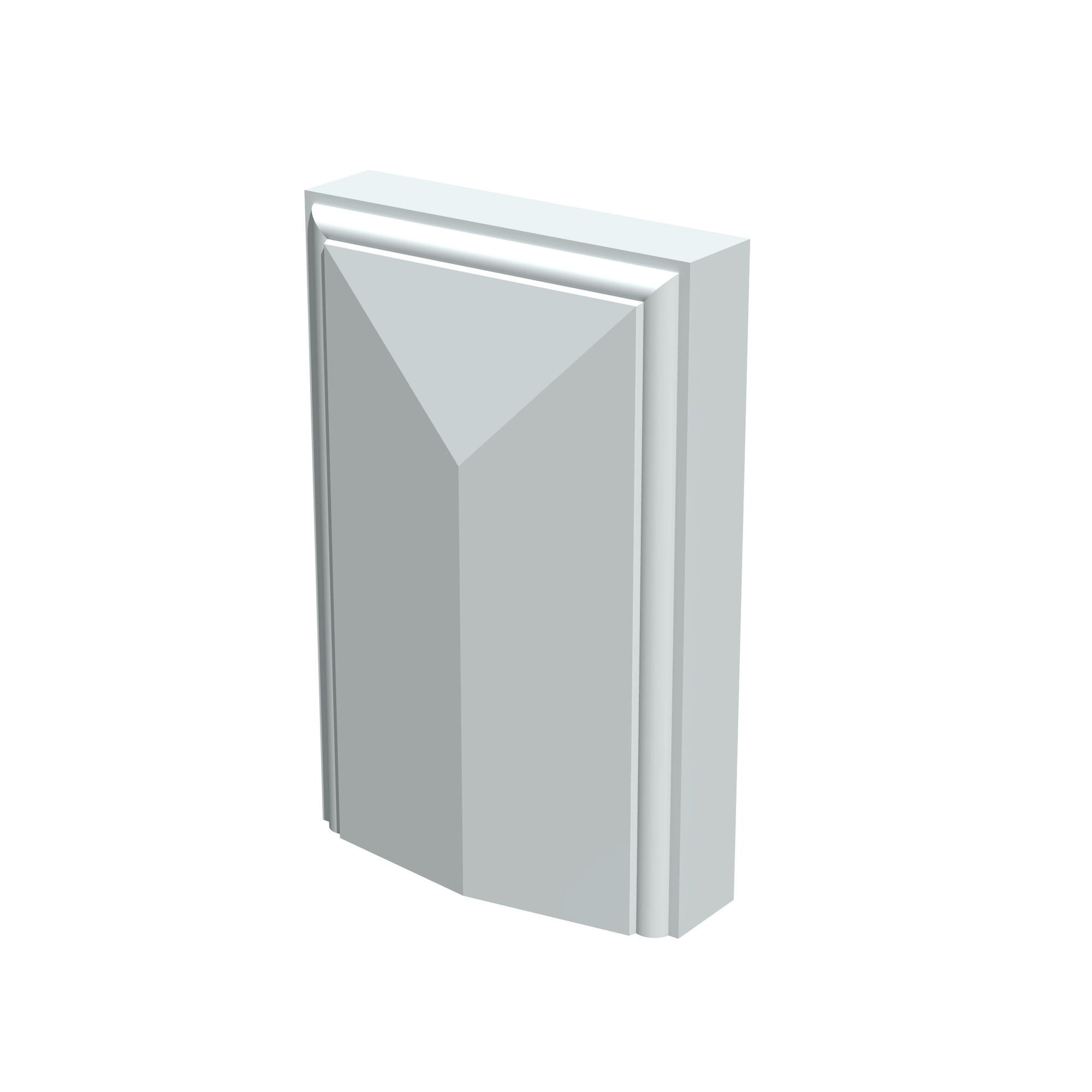 GOLVKLOSS FÖR FODER VITMÅLAD S 0502-Y 27X74X120 MM - Moelven