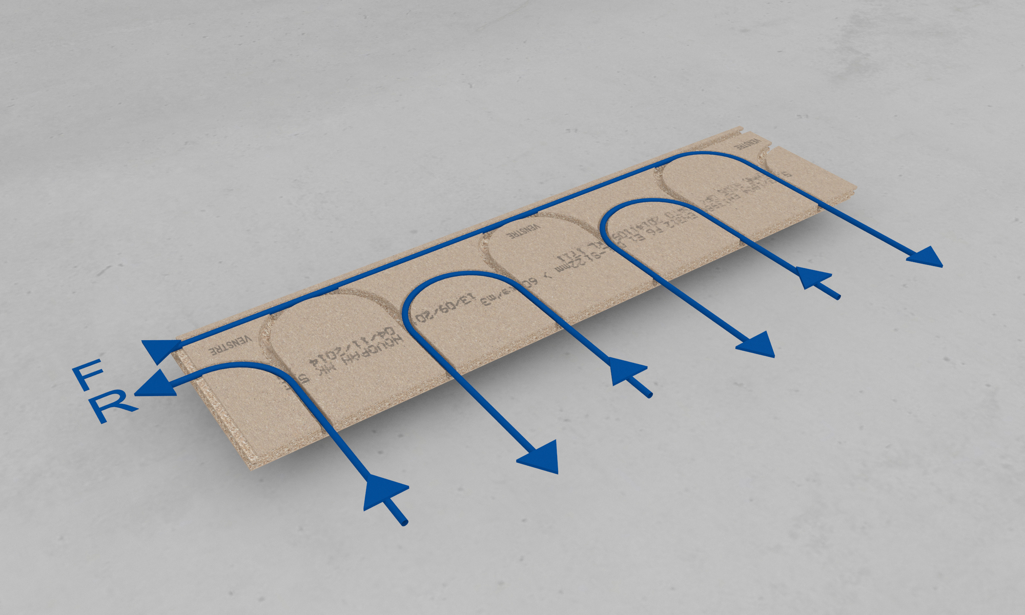 VÄNDSKIVA KLIMAGOLV 22 MM - Ljungberg Fritzoe