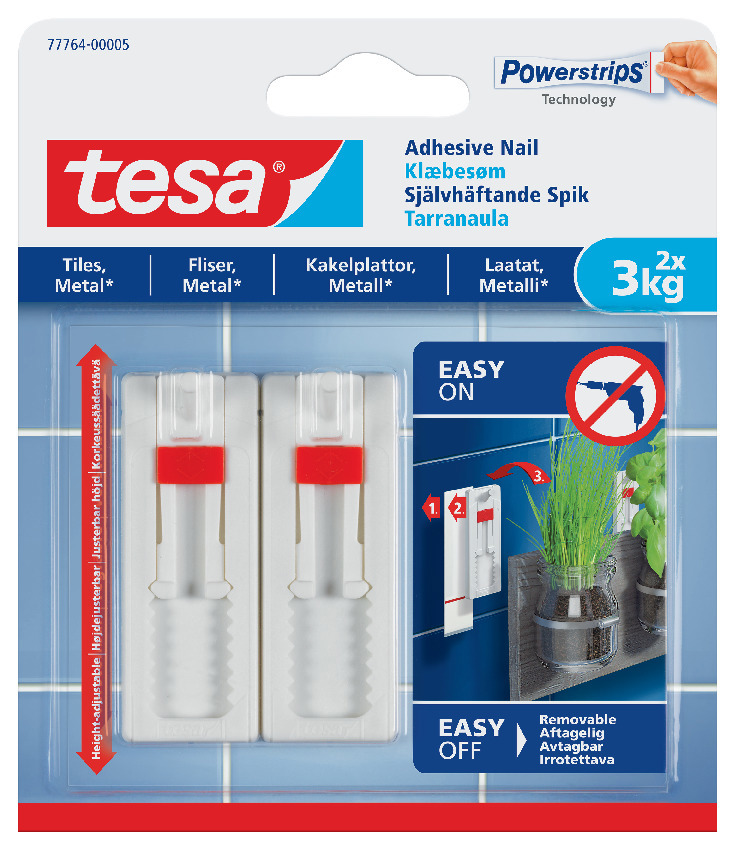 SJÄLVHÄFTANDE SPIK JUSTBARA - Tesa