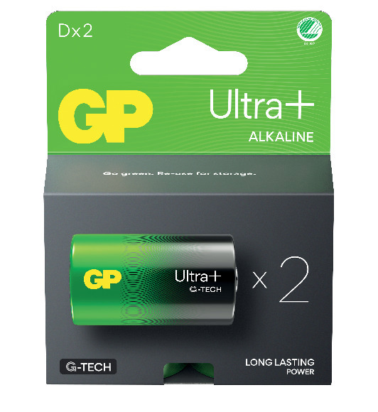BATTERI ULTRA PLUS D/LR20 2P - Thomee