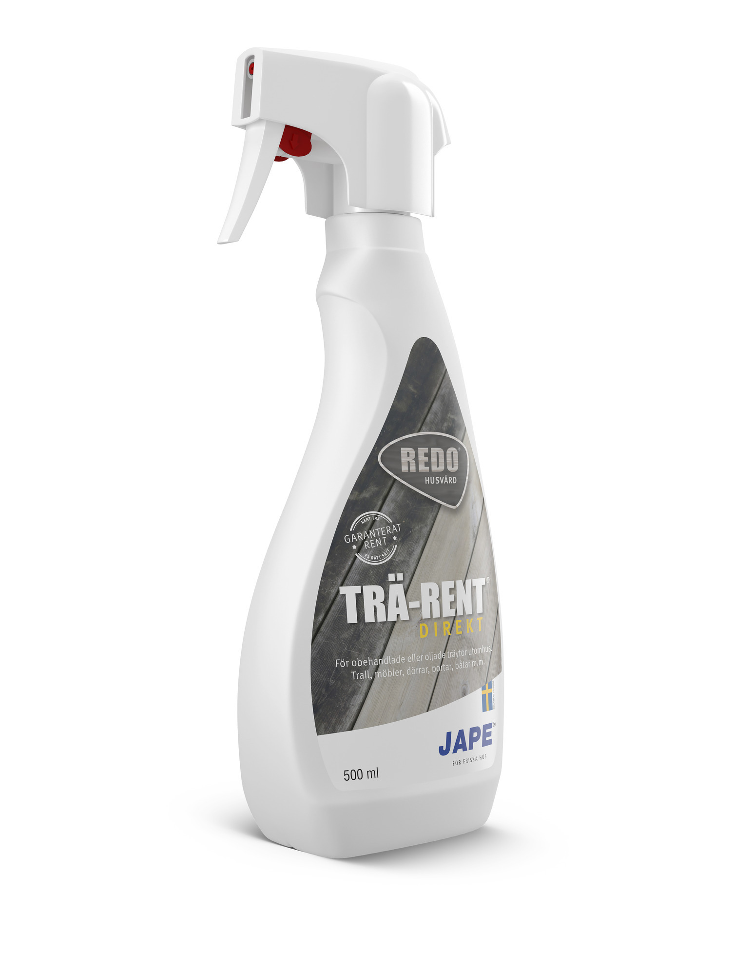 TRÄRENGÖRING TRÄ-RENT 0,5 L RENGÖRING SPRAY DIREKT - Jape Produkter