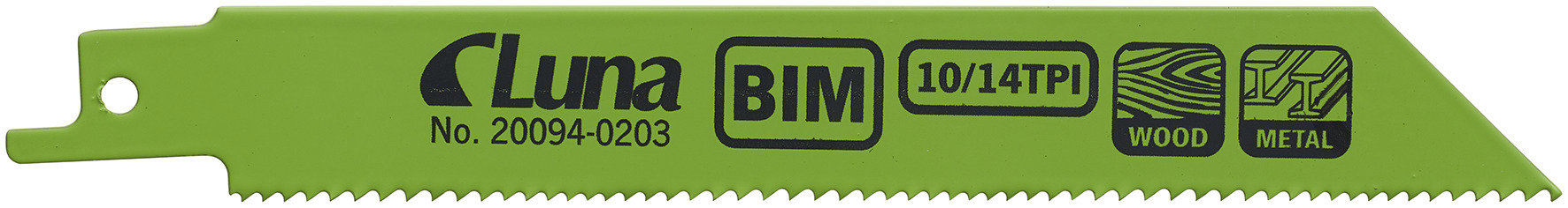 TIGERSÅGBLAD 10/14T AV BI-METALL FÖR TRÄ OCH METALL - Luna Tools | Elverktygstillbehör, handverktyg & verktygssäkring