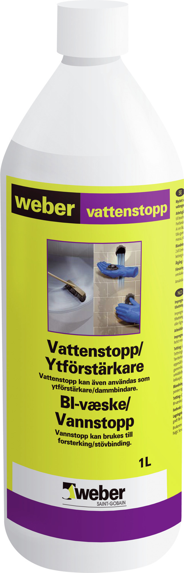 VATTENSTOPP/YTFÖRSTÄRKARE - Weber
