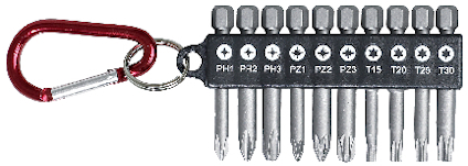 BITS CLIPS ASS A10 HIKOKI 1/4" 50MM