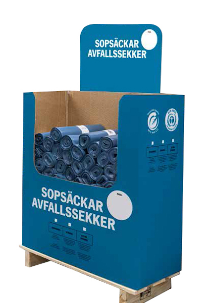 SOPSÄCK EXTRA STARK 125L BLÅ EXPOPALL