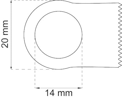 HANDTAGSBUFFERT 1160 GRÅ Ø14 MM 3 ST