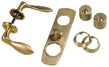 BEHÖRSSATS ASSA ENTRE D12 B1 HANDTAG 1956 MATTFÖRKROMAD