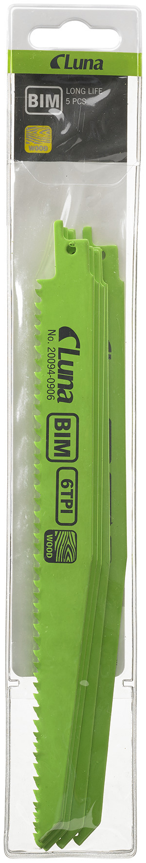 TIGERSÅGBLAD 6T AV BI-METALL FÖR TRÄ OCH METALL - Luna Tools | Elverktygstillbehör, handverktyg & verktygssäkring