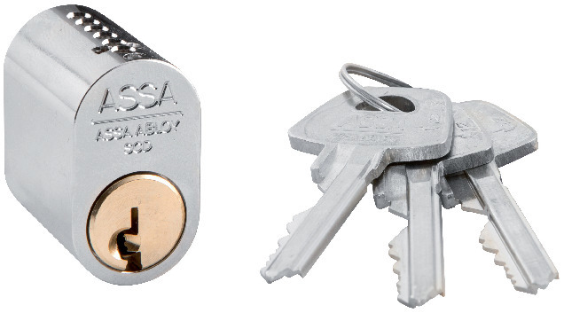 CYLINDER 0301 OVAL ENKEL - ASSA