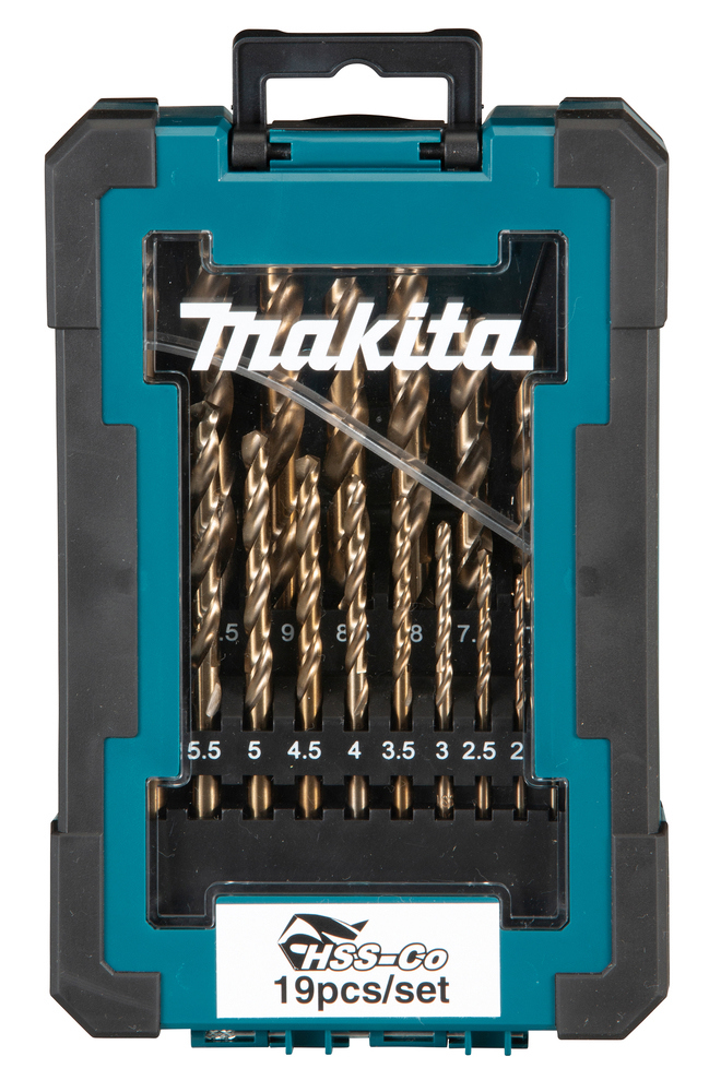 BORRSET D-67561 MAKITA HSS-CO MET/STÅL Ø1-10MM 19DEL - Makita