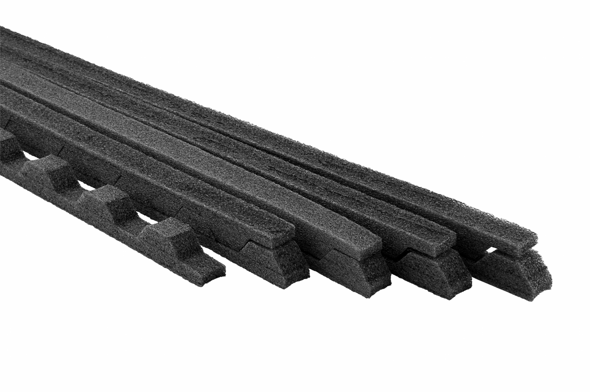 TÄTNINGSLIST GOP SUNTUF GRÅ PLASTTAK KORRUGERAD 76/18 10ST - gop