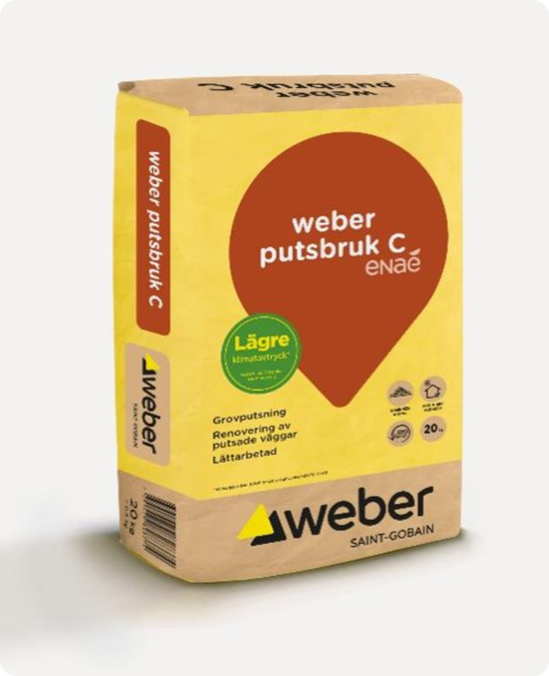 BASE PUTSBRUK C ENAÉ 20KG 3MM PUMPBAR - Weber