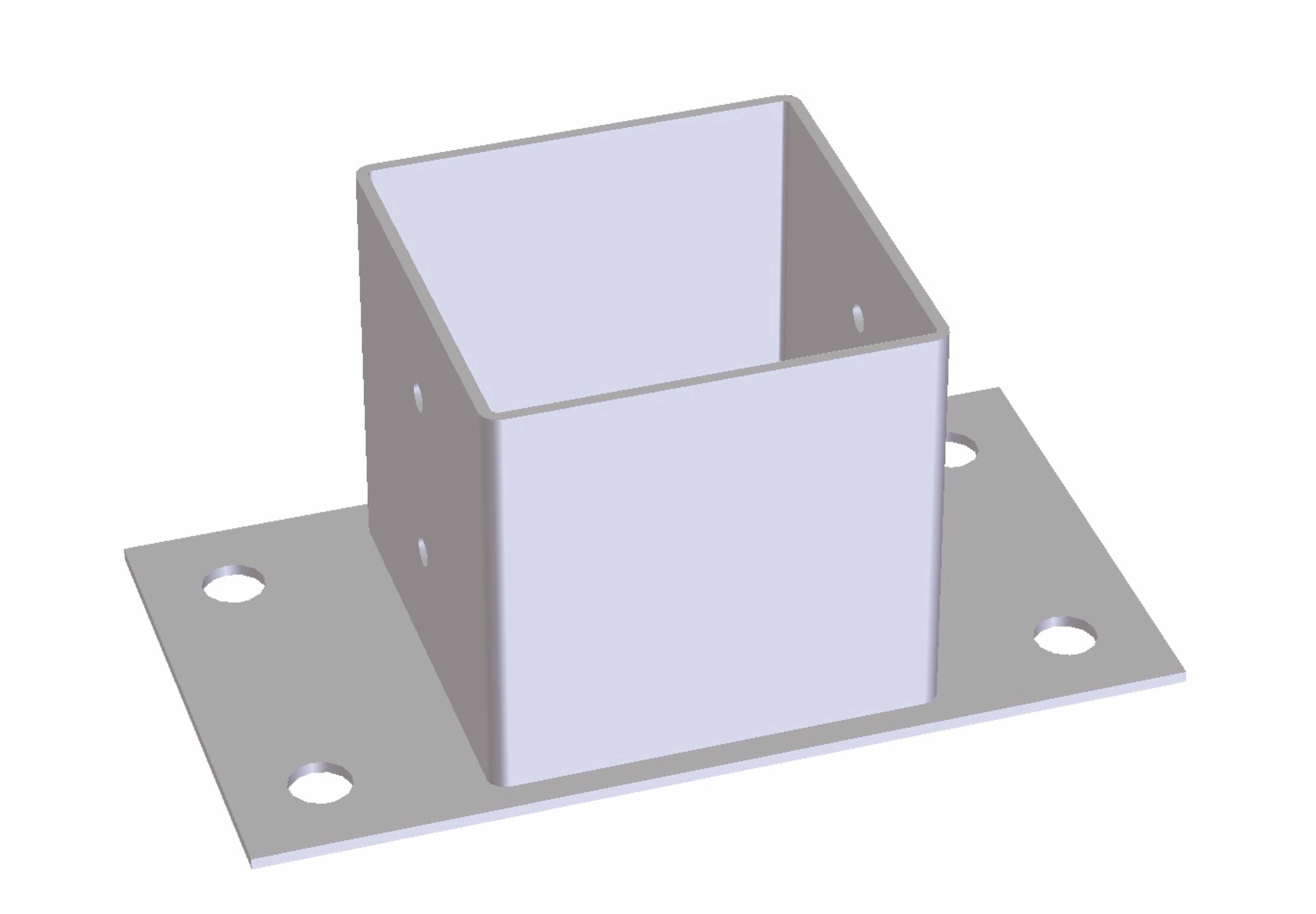 STOLPSKO GALVAD 71X71X70 MM - Jabo