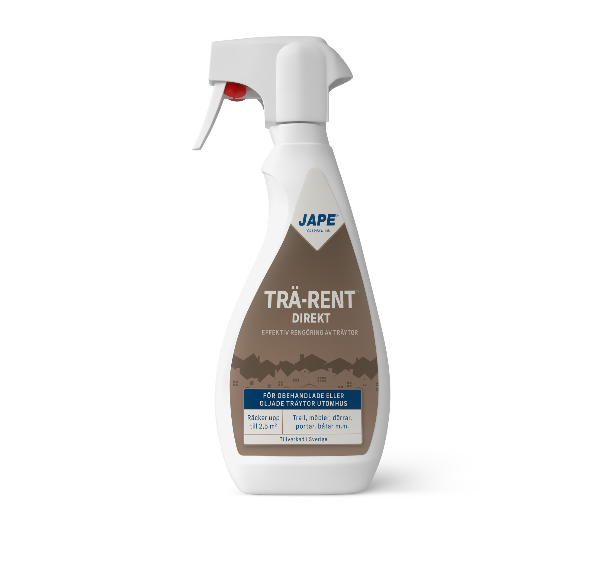 TRÄRENGÖRING TRÄ-RENT 0,5 L RENGÖRING SPRAY DIREKT - Jape Produkter